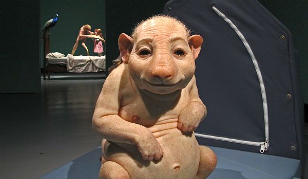 The Transhumanist Freakshow Art of Patricia Piccinini  Piccinini-exhibition-Brazil