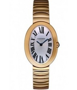 Cartier Baignoire Hvid schweizisk Quartz Dameur W8000005