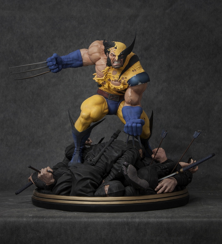 RESINWORX Wolverine VS NINJAS diorama 2587460_orig