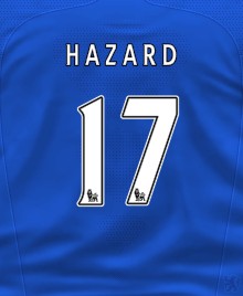 Camiseta de Equipo (Jugadores creados) Hazard-17-chelsea-premier_league-t-2010