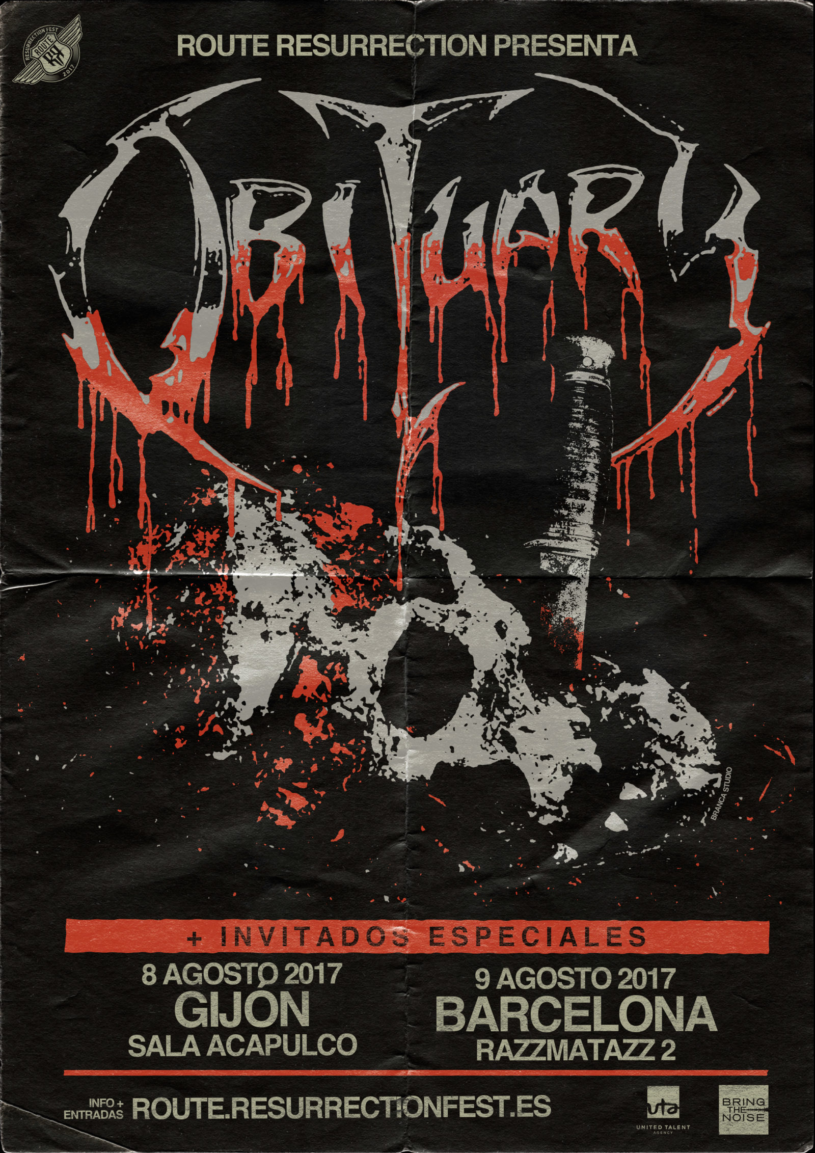 Obituary: gira Route-Resurrection-2017-Obituary-Poster-1600x2263