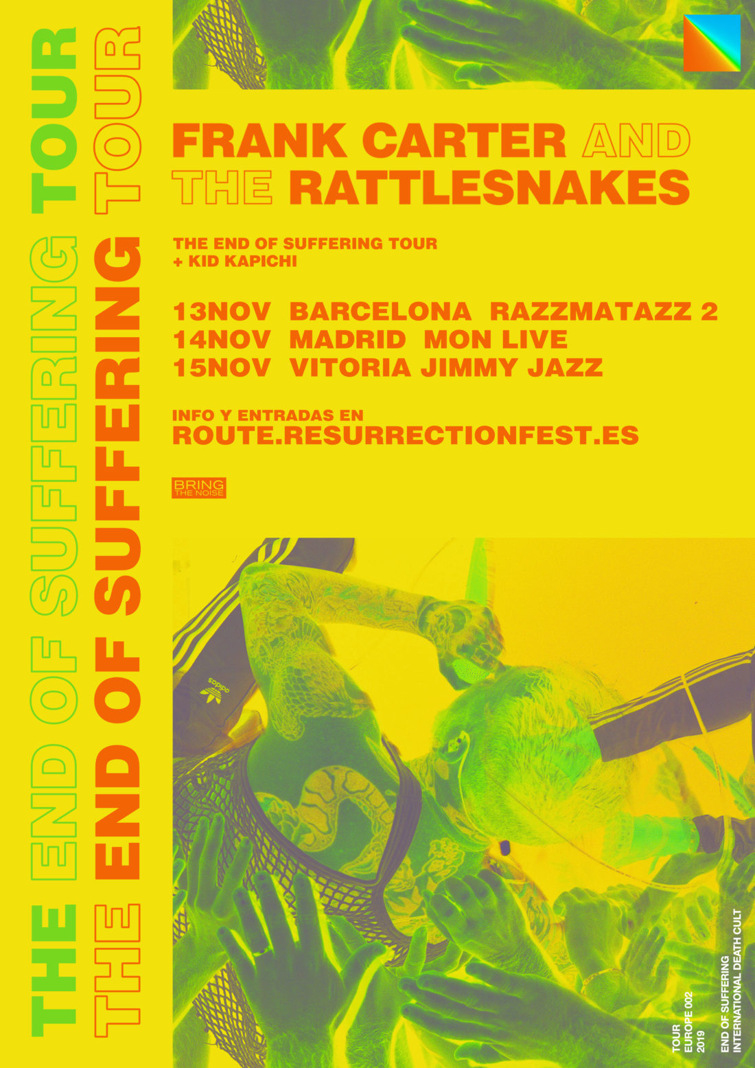 Frank Carter & The Rattlesnakes. ["Dark Rainbow"] (2024)  - Página 7 Route-Resurrection-2019-Frank-Carter-The-Rattlesnakes-Poster-1-1100x1556