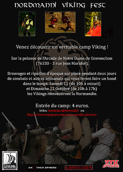 Nordmanni Viking Fest 11 et 12 octobre Viking