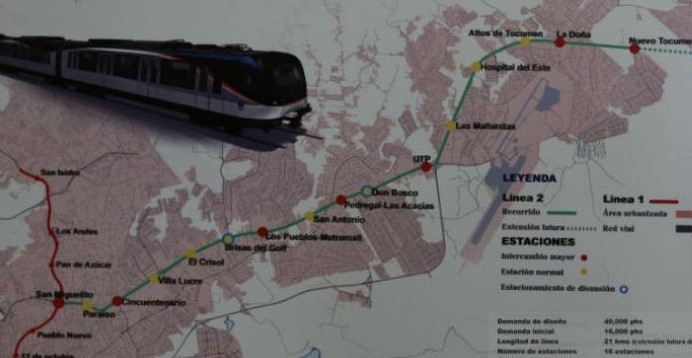 PANAMA: TRES CONSORCIOS VAN POR LA LÍNEA 2 DEL METRO DE PANAMÁ 196-692x358