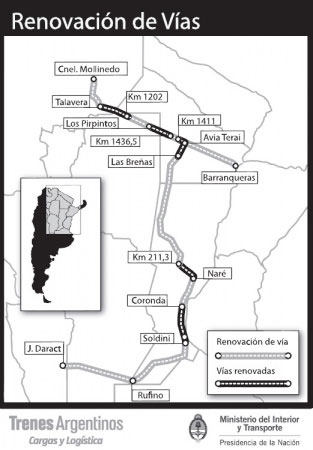 belgrano - BELGRANO CARGAS: AVIA TERAI-BARRANQUERAS SERÁ EL PRIMER TRAMO RENOVADO COMPLETAMENTE 073