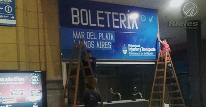 EL MINISTERIO DEL INTERIOR Y TRANSPORTE ESTÁ TRABAJANDO EN LA INSTALACIÓN DE LAS BOLETERÍAS DE LOS NUEVOS SERVICIOS A MAR DEL PLATA 181-692x360