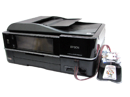  افتراضي  نظام الحبر المستمر .. توفير أكثر من 90٪ من تكلفة الطباعة Epson & HP   TX800fittedCISS