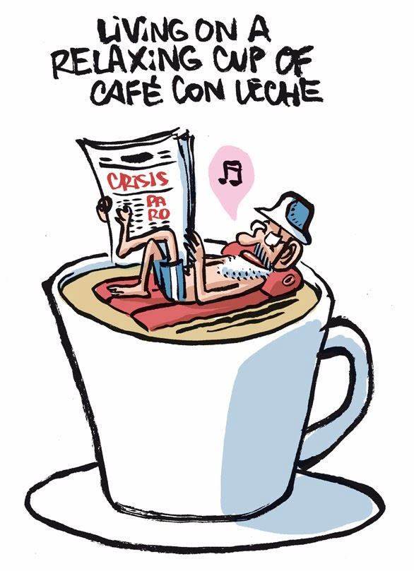 Acertijos semanales: Desayunando café con leche Mariano-Rajoy-tomando-una-relaxing-cup-of-cafe-con-leche