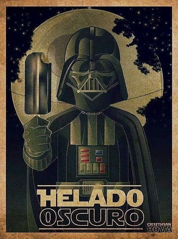 Para los honderos Helado-oscuro