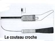 Construction d'un canoë d'écorce Outils2