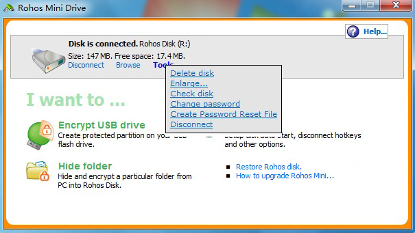 Rohos Mini Drive - protejează unitatea flash USB cu o parolă Rohosminiopen-copy