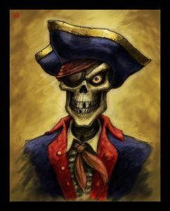 Final de semana está aí, o que vocês vão jogar? - Página 2 Skeleton_pirate_portrait_by_vegasmike