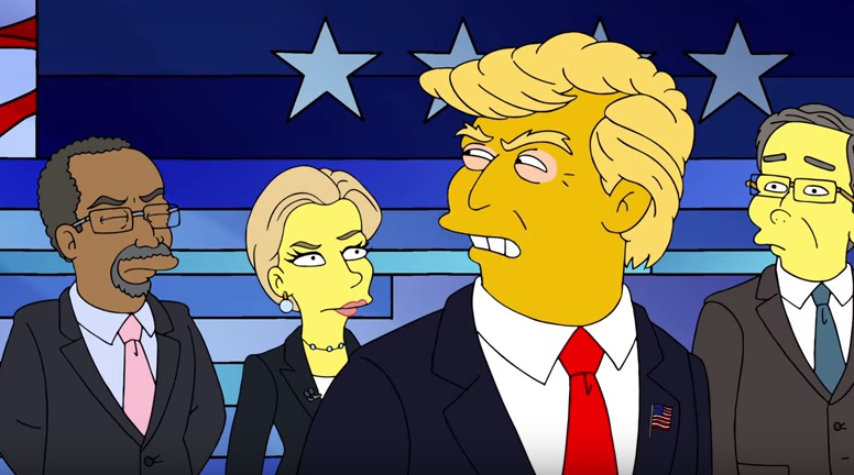 THE SIMPSONS PREDICTED DONALD TRUMP PRESIDENCY 15 YEARS BEFORE! PROPHECY Simpsons-Trump-01