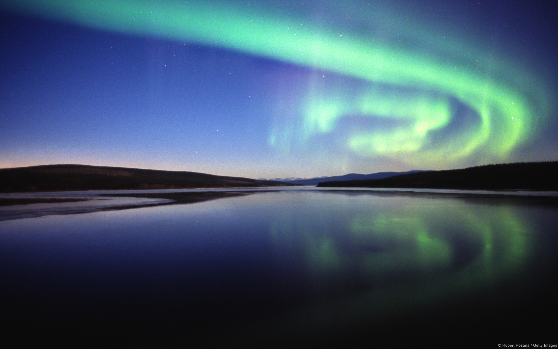 Os Montes Brancos Aurora_boreal