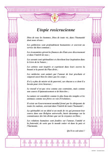 L’Ordre de la Rose-Croix Poster-utopie