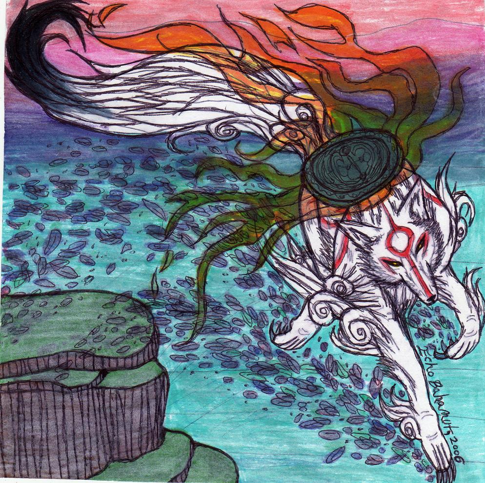 Flaming Sun Okami_sunwolf