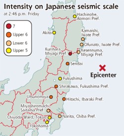 Razoran zemljotres u Japanu Mapa-zemljotres