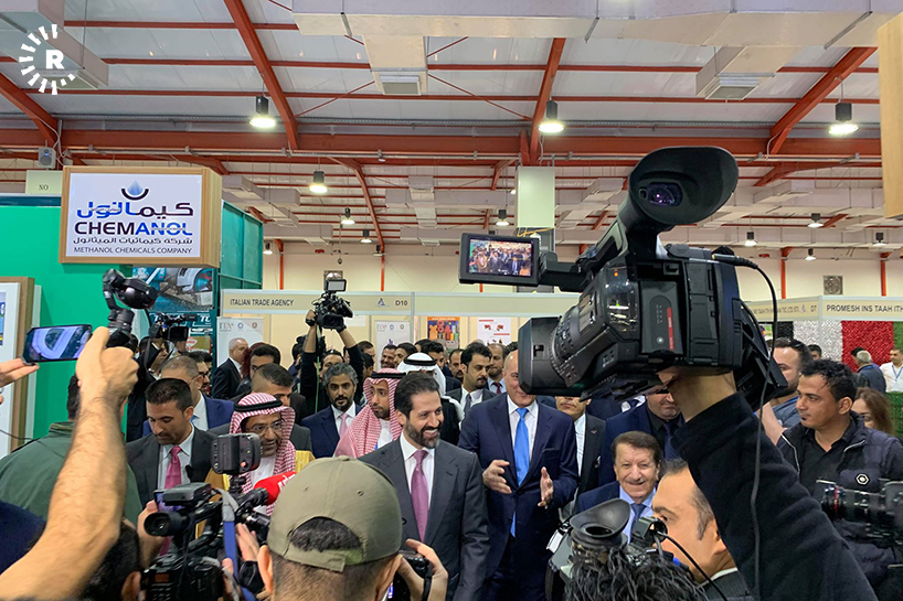 with participation of 15 countries .. Launch of the International Exhibition for Industries and Energy in Erbil Fair-22042019%20(1)