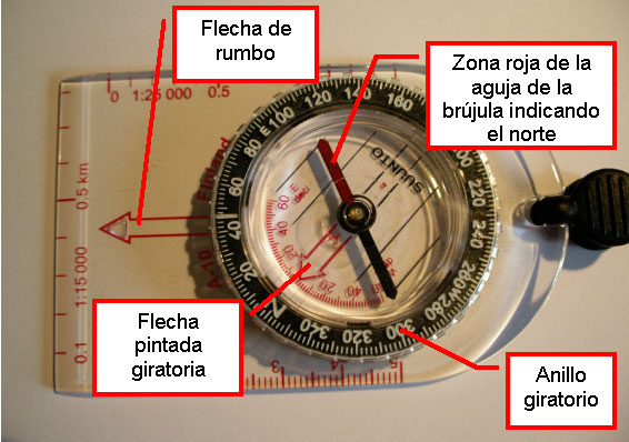 Orientarse con brújula 234-01