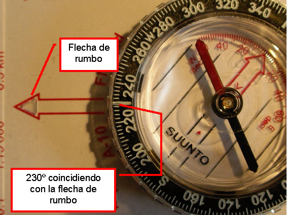 Orientarse con brújula 234-06