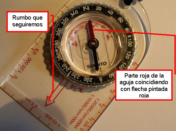 Orientarse con brújula 234-07