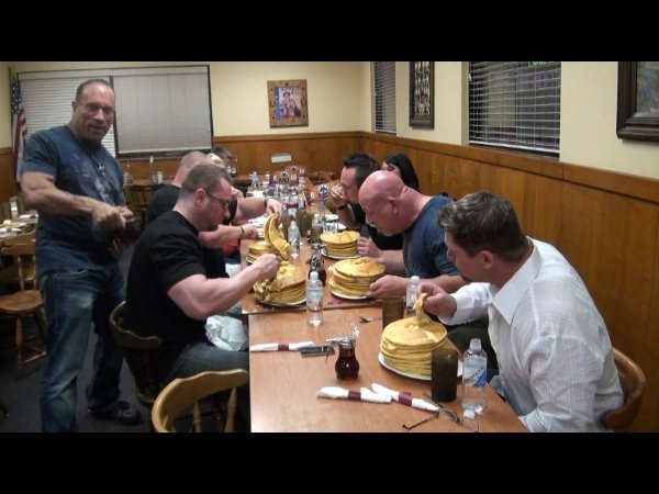  Bros vs Pros 6  BrosVPros6PancakeEating