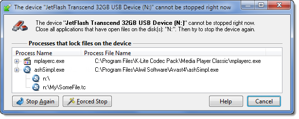 Usb safely remove -           Unlocker_window