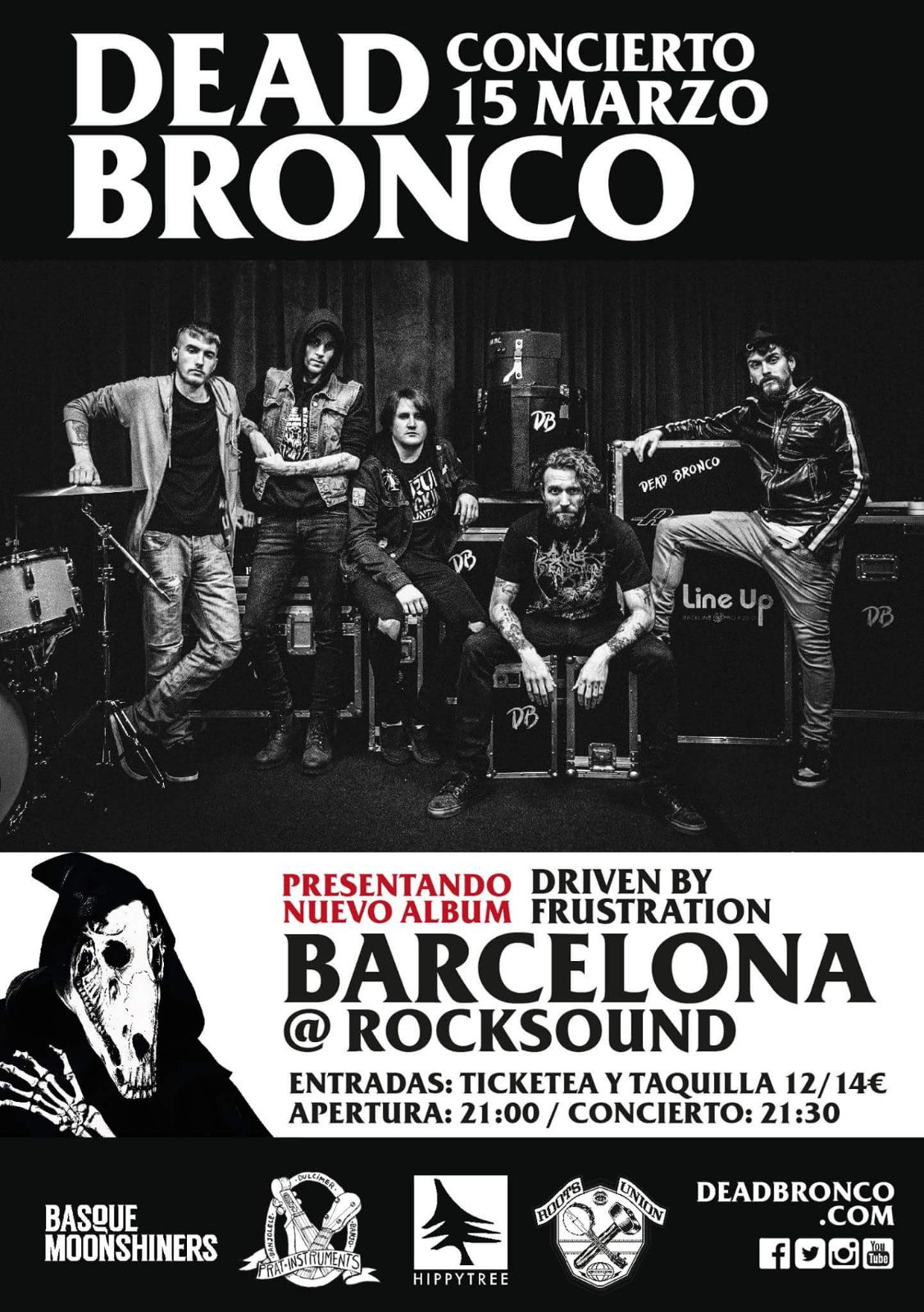 ROCKSOUND MARZO'18/ WEDGE / EL ALTAR DEL HOLOCAUSTO + DEAGREY /  Bronco