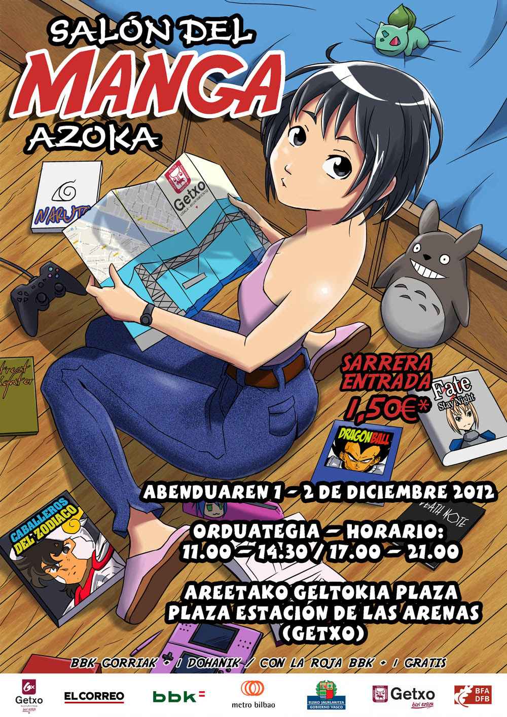 Salon Manga de Getxo 2012 Cartel_2012_manga