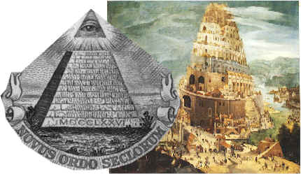 MASSONERIA - SIGNORAGGIO  - ILLUMINATI - N.O.W - SATANISMO : IL MONDO GIRA ATTORNO A......LORO. Towerbabel2