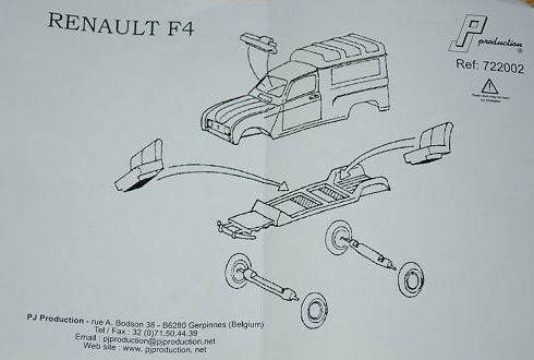 Renault R4 et F4 Plan