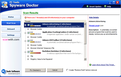 تحميل البرنامج الرائع في حماية جهازك من الملفات الضاره Spyware Doctor with AntiVirus 2010 7.0.0.545 Img_766