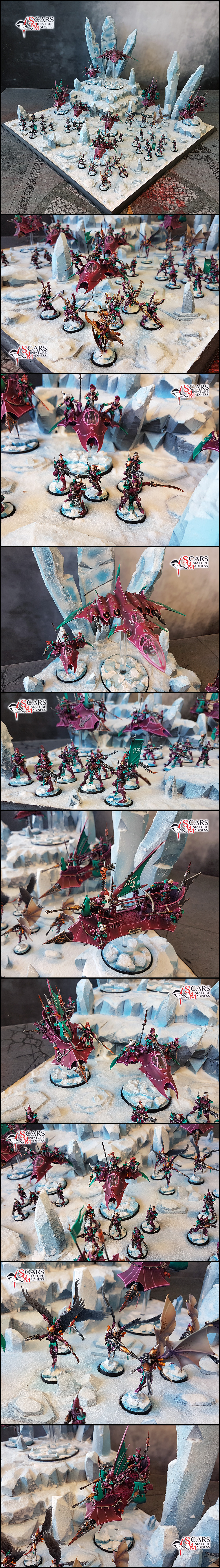 Scar's Dark Eldar painting Darkeldarjohnathangroup5