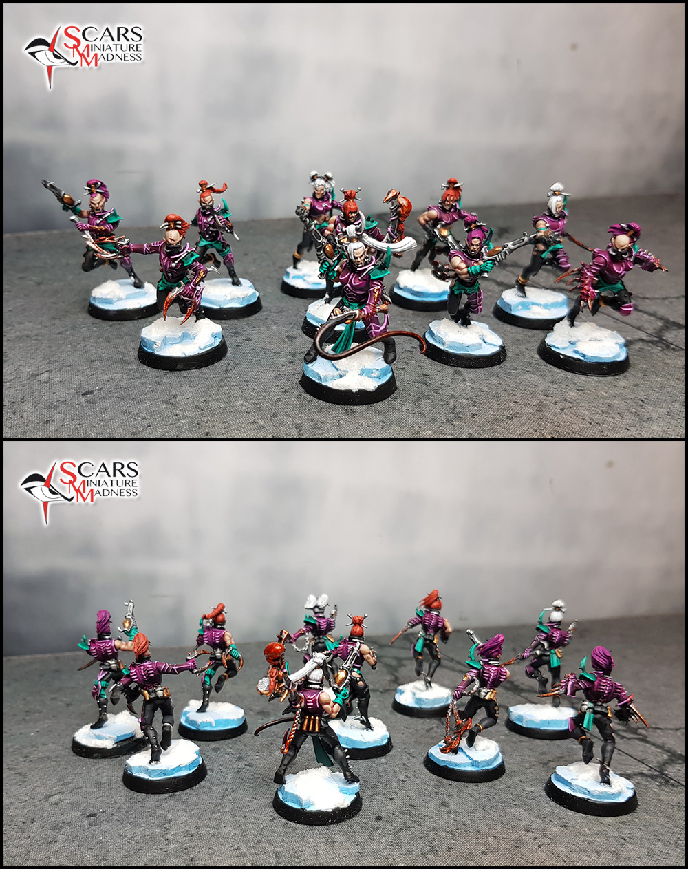 Scar's Dark Eldar painting Darkeldarjohnathangroup9