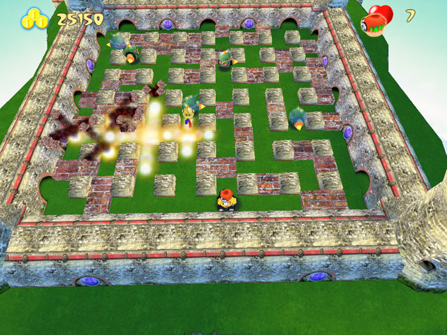 Game đặt bom 3D Bombermania-bomberman-2