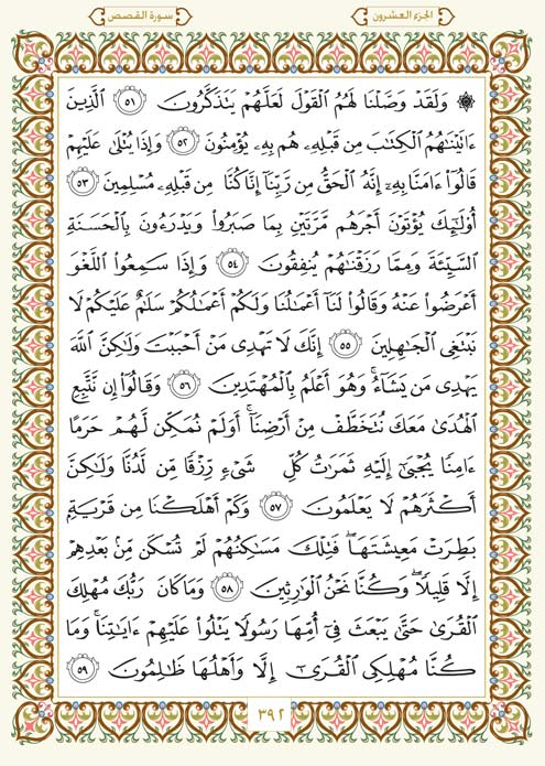 فلنخصص هذا الموضوع لختم القرآن الكريم(2) - صفحة 9 Page-392