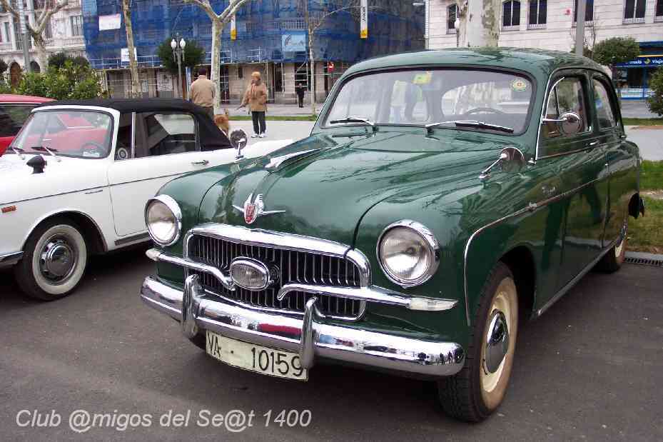 Coches viejunos, el SEAT 124 Seat1400Bverde