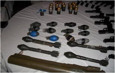 Sonora -  Aseguran más de 40 armas, 1 lanza cohetes y unas 30 granadas en Sonora 16_DIC._45_Z.M._11
