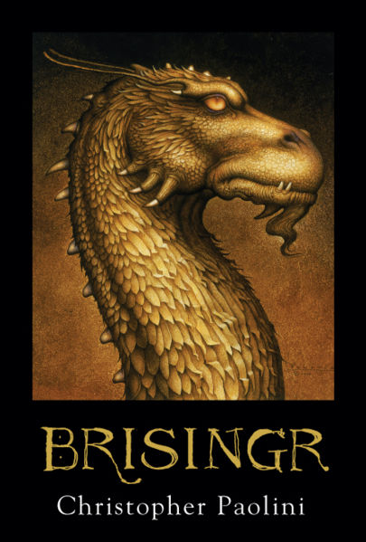 Saga ''El legado'', de Christopher Paolini Bbrisingr_portada_internacional