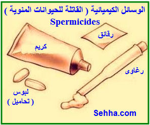 استخدام أقراص منع الحمل The use of oral contraceptives  Spermicides1