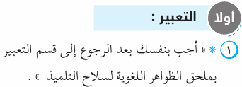 مراجعة امتحان اللغة العربية بالاجابة للصف الرابع الابتدائي Ara_4R_1A_01_01