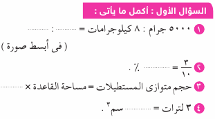 مراجعة امتحان الرياضيات للصف السادس الابتدائي بالإجابات Mth_6R_1A_03_01