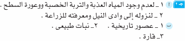 مراجعة الدراسات الإجتماعية بالاجابة للصف الرابع الأبتدائى  Soc_4R_1A_01_02