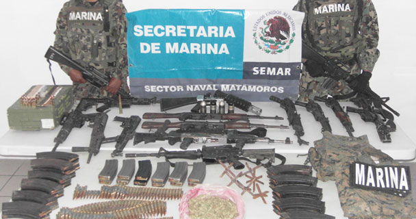 Marina Armada abate a 8 criminales y asegura fusiles, granadas y vehiculos en Valle Hermoso Tamaulipas ACTUALIZACION Foto_g