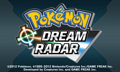 Mais nomes para Black 2 & White 2 + Preço do Dream Radar e da Pokédex 3D Pro Box