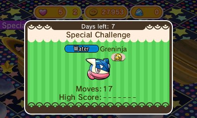 Mise à jour 1.3.28 de Pokémon Shuffle   Greninjaevent