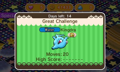 Mise à jour 1.3.12 de Pokémon Shuffle   Kingdraevent