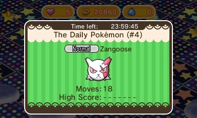 Mise à jour 1.2.29 de Pokémon Shuffle   Zangooseevent