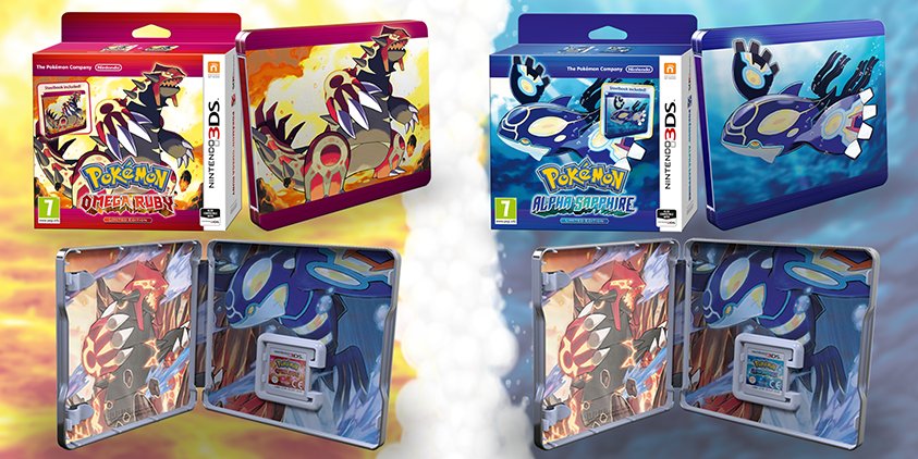 Pokémon ROSA : Des éditions Steelbooks limitées Europoe uniquement (faux commander) Steelbook