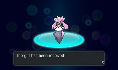 Distribution de Diancie ! Diancie